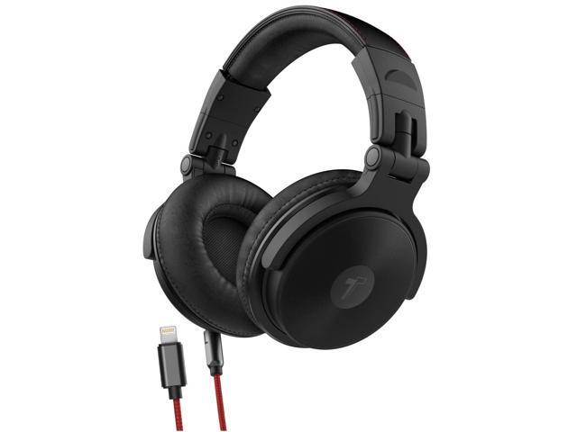 Thore Over Ear iPhone Headphones with Lightning Connector (Apple MFi Certified) Closed Back Studio DJ Monitor Earphones (50mm Neodymium Drivers)...
