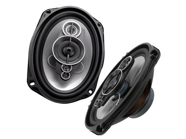 KG 6x9 Coaxial Car Speakers, 5-Way 1200W, 6996S Series (Pair) 1200W & 4, 5-way full-range sound. Polypropylene cones, butyl rubber surrounds,...