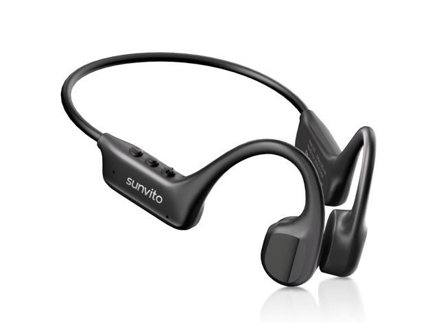 Bone Conduction Headphones Bluetooth 6.1 Open Ear IPX7 Waterproof IPX7 Waterproof Design With 10H Playtime, Built-In Mic, Lightweight Fit For...