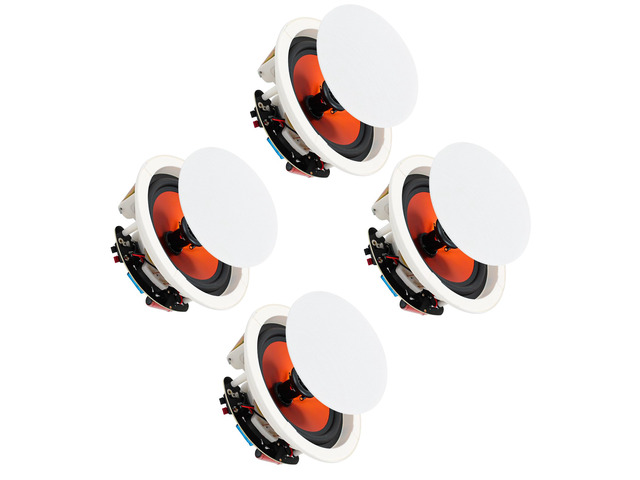 8-Inch in-Ceiling Speakers, 800W Max Power Passive Flush-Mount Ceiling Speakers for Home Theater, Living Room, Office, Kitchen, Basement, Covered...