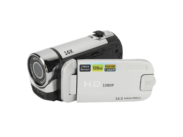 Vintage Video Camera Camcorder, 16Mp Cam Corder, 1080P Digital Camera, 2.4 Inch Rotatable Screen Camcorder, 16X Zoom HD Video Recorder with Fill...