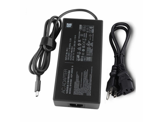 280W 20V 14A Rectangle Connector Charger A22-280P1B ADP-280EB F Compatible with Asus Strix G18 G16 G815 G615 G815LP G815JPR G615LP G615JPR G615LR...