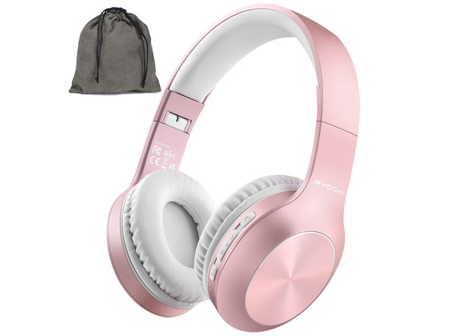 Wireless Bluetooth Headphones Over Ear 68H Playtime HiFi Stereo Headset with Microphone and 3EQ Modes Foldable Bluetooth V5.3 Headphones for Travel...