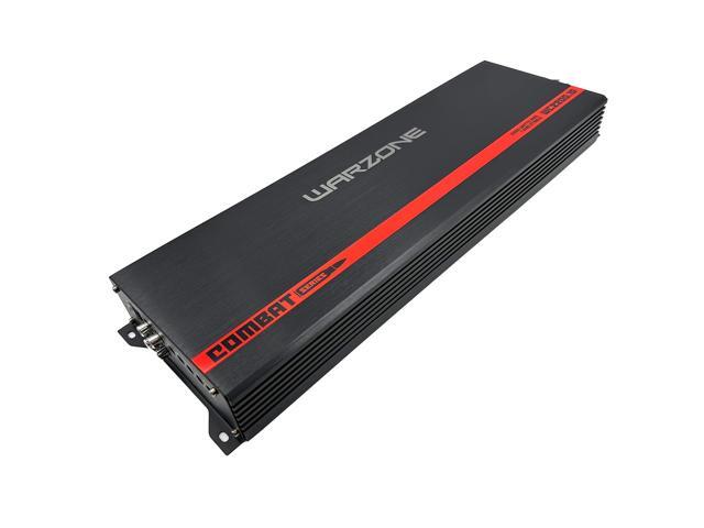 Warzone Series Car Amplifiers - True RMS Power Class D Amps, 1/2/4 Ohm Stable, Multi-Channel and Monoblock Options, Remote Sub Control (2200W /...