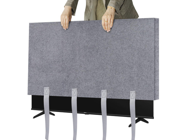TV Cover for Moving & Packing 60'-65' Felt Flat Screens TV Wrap Protector Anti-Scratch TV Dust Cover for TV Packing Boxes Protection TV Moving...