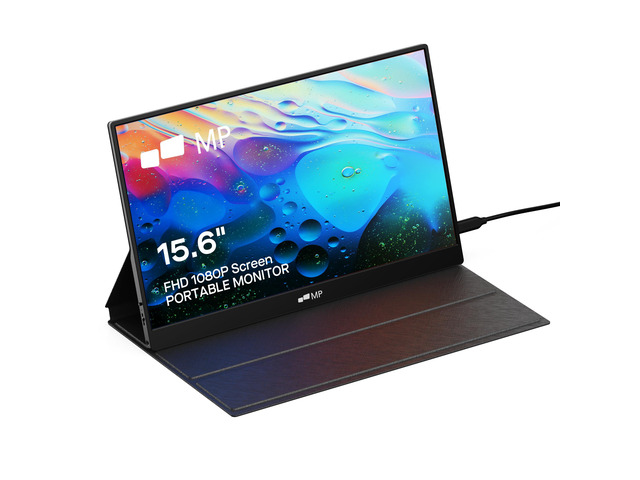 Mobile Pixels Fold Portable Monitor, 15.6 '1080P Full HD Laptop Monitor Plug and Play USB C/HDMI Travel Monitors with Smart Case for...