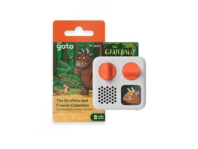 Mini (2024 Ed.) Kids Audio Player + Gruffalo & Friends Bundle, Ages 3+ Kids audio player with Julia Donaldson stories screen-free storytelling...