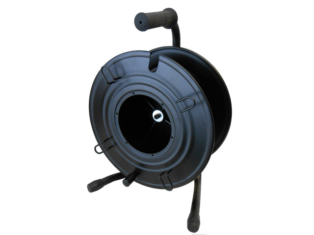 Audio2000'S ADC271B Heavy-Duty Portable All Metal Cable Reel/Cord Reel, Capacity: 722 feet of 6mm Cord