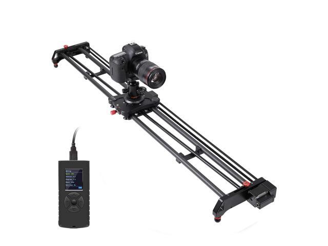 Camera Motorized Slider,48'/120CM,Automatic Round Trip,Time Lapse,Panoramic Shooting,Video Capture,Slider Smooth and Stable,with Battery