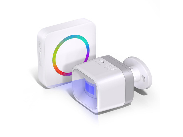 Wireless Driveway Alarm - Motion Sensor Door Chime Motion Detector 58 Melodies & 500FT Range, Business Entry Alert, Elderly Care
