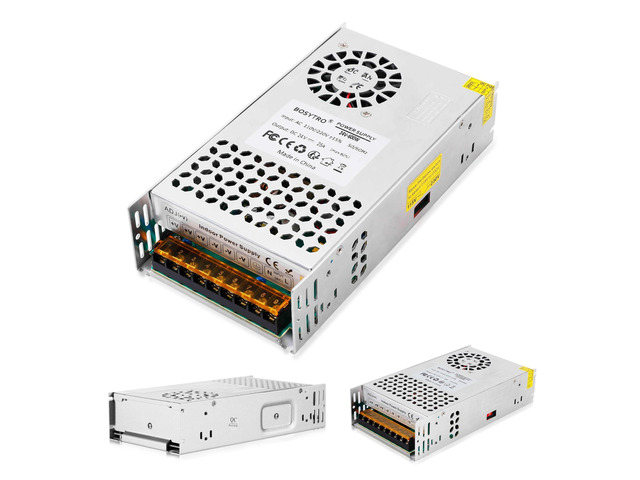 24V 25A 600W DC Switching Power Supply, Universal Regulated Switching AC110V/220V (SMPS), 24 Volt Power Supply for 3D Printer, CCTV Camera Security...
