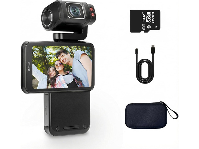 M3 Handheld Digital Camera, 5K Video Camcorder 48MP 4K/60fps, 3.5'' Flippable Screen 3250mAh Battery WiFi IR Night Vision Camera for YouTube Vlogs...