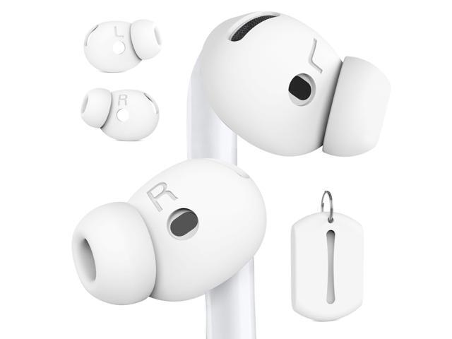 2 Pairs Ear Tips for AirPods 4 Grip Silicone Earbuds Cover [Added Storage Pouch][US Patent Registered] Compatible with Apple AirPods 4th Generation...