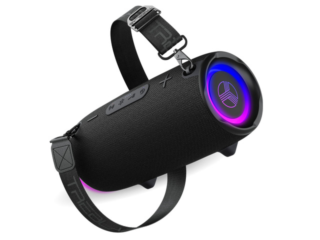 HD-Max Loud Portable Wireless Bluetooth Speaker, 60W IPX7 20H RGB Power bank Outdoor Speaker, TWS Stereo Pairing, Carry Strap & Deep Bass for...