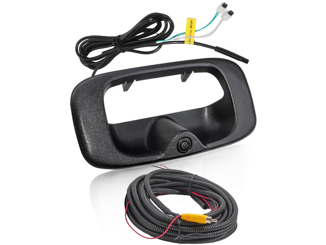 Tailgate Handle Backup Camera for 1999-2006 Chevy Silverado GMC Sierra 1500 2500 3500 HD Classic Tailgate Reversing Rear View Back Up Camera RCA...