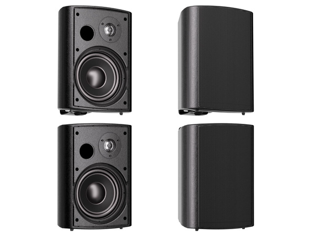 6.5 Inches Outdoor Speakers Wired Waterproof Passive,Wall Mount Speakers with 800 Watts Powerful Bass for Home Patio Garden Covered...