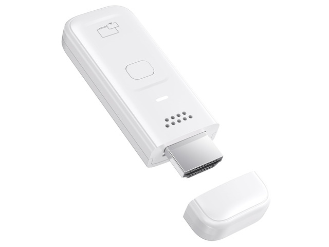 Wireless HDMI Display Dongle Adapter, 4K Decode & 1080P@60Hz Output White Plug & Play Wireless Casting for iPhone/iPad/MacBook to...