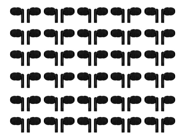 100 Packs Earbuds Bulk Classroom Headphones Wired in Ear Disposable Student Black Earphones Individually Wrapped for School Travel or Home Use