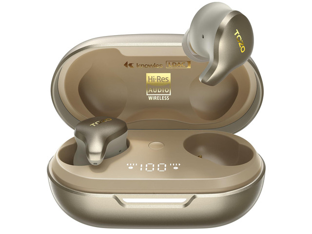 Golden X1 Wireless Earbuds Balanced Armature and Hybrid Dynamic Driver Bluetooth Headphones OrigX Pro, LDAC & Hi-Res Audio Wireless, Environment...