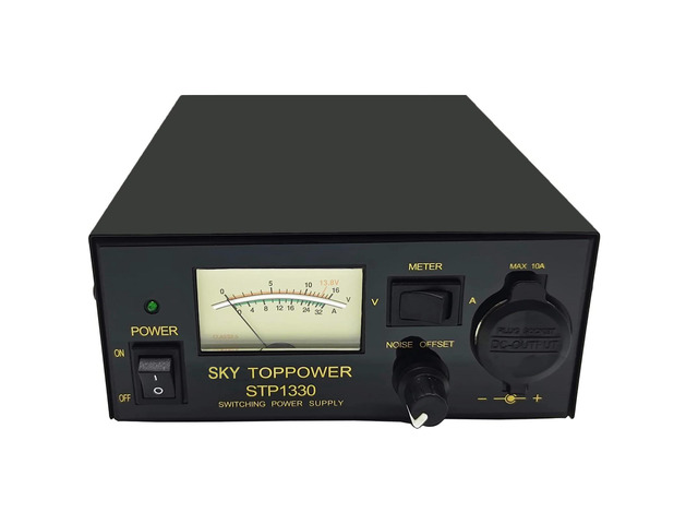 13.8V 30A Power Supply for Ham Radio,Universal Compact PSU 30Amp Regulated Home Lab Benchtop AC-to-DC Converter for CB/HAM/Amateur...