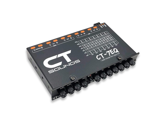 CT-7EQ 7 Band 1/2 Din Parametric Car Audio Equalizer