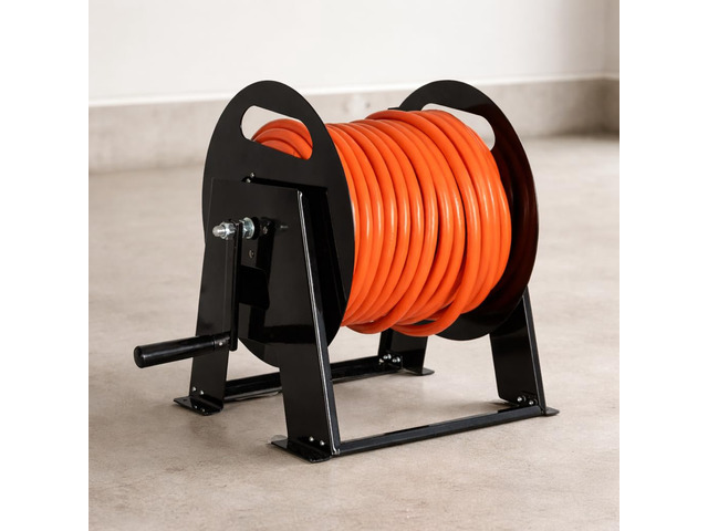 RV Power Cord Reel, Holds 50 Ft - 50 Amp Heavy Duty RV Cord Storage Reel - For 50 Amp RV Power Cords Up to 50 Ft