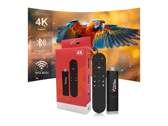 Android 13.0 TV Stick 4K, Ultra-Portable Smart TV Stick 2GB RAM 16GB ROM, Supports 2.4G/5G WiFi Bluetooth 5.0 USB HDR10 with Voice Remote Control...