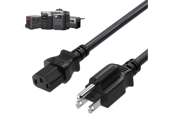 Heavy-Duty Power Station Charging Cable, 14AWG Fast Charger Cable for Jackery Explorer 2000/1500/1000 Pro,Ecoflow Delta/River Series,Bluetti...