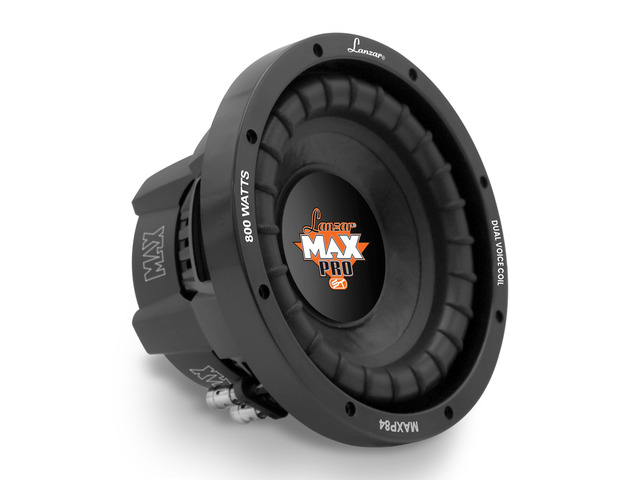 8 inch Car Subwoofer Speaker - Black Non-Pressed Paper Cone, Aluminum Voice Coil, 4 Ohm Impedance, 800 Watt Power and Foam Edge Suspension for...