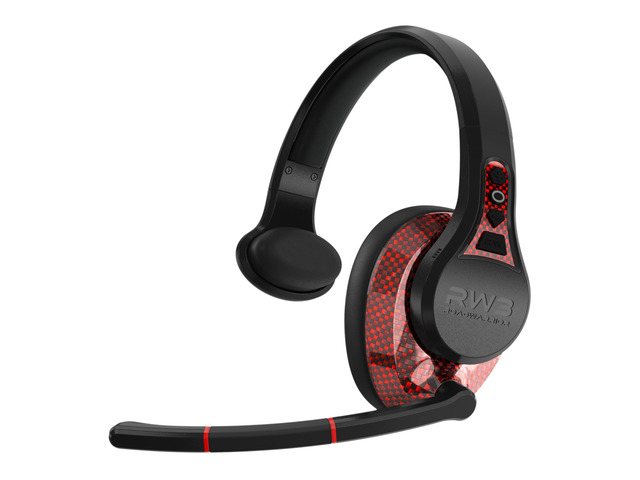 RW3 Bluetooth Trucker Headset - 105dB 40mm Speaker AI ENC Mic Noise Cancelling, 50+ Hour Battery Life, 180ft Wireless Range, ANC Audio, IP54...
