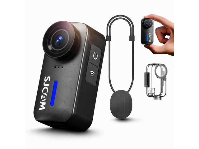 C110Plus,4K Underwater Body Camera,Wearable POV Camera,Action cam 170° Wide Angle,3H recording, F1.8 Aperture, 6-Axis Stabilization