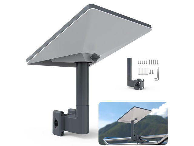 Starlink Mini Mount,RV Ladder Mount for Starlink Mini/Mini X,Aluminum Alloy Starlink Kit with Installation Range 0.8-1.97Pipe Adapter for...