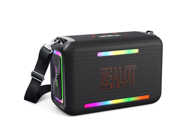 120W RMS(150W Peak) Bluetooth Speaker, Portable Wireless Speakers IPX6 Waterproof Loud Bluetooth Subwoofer Speaker with LED Light, 40H Playtime,...