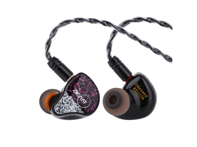 ZiiGaat Odyssey 1DD+3BA Hybrid IEM in-Ear Monitor Earphone, 2Pin Professional Sound Isolating Monitoring & Gaming Earbuds, with Detachable Cable...