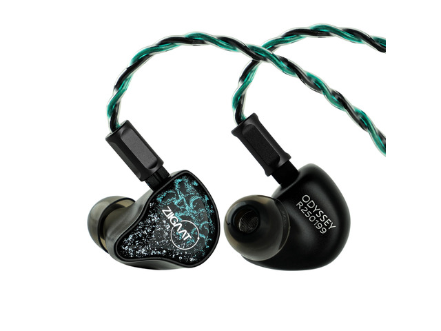 ZiiGaat x Hangout. Audio: Odyssey 2 in Ear Monitor, 1DD + 3BA Hybrid IEM, HiFi Wired Earbuds, Neutral with Sub-Bass Tuning, with Aluminum Shell and...
