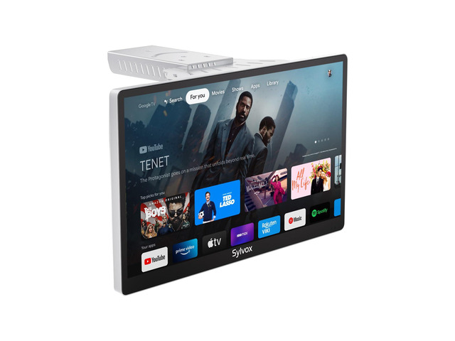 Kitchen TV, Small Smart TV for Kitchen, 15.6 inch 1080P Full HD Under Cabinet TVs, Google Television with Voice Remote Control WiFi Bluetooth...