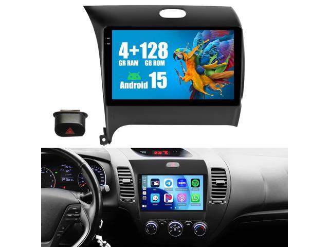 [DSP] 4+128G Car Radio for KIA Forte Cerato K3 2013-2018 Wireless CarPlay 9' Touch Screen for Forte Car Stereo Android Auto, 5GHz WiFi, Bluetooth...