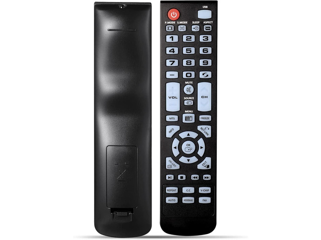Replacement Remote Control Fit for All Element TV 100 Series E1AC19N E1AA24N E1AA24N-G ELEFT2416 E1AA32N E4AA43N E4AA50N E4AA55N E4AA65N