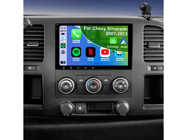 5GWifi Upgrade Radio for GMC Sierra Chevy Silverado 1500 2500 3500 2007-2014, Express Van 1500 2500 3500 2008-2026, Tahoe Yukon 2007-2014, Impala...