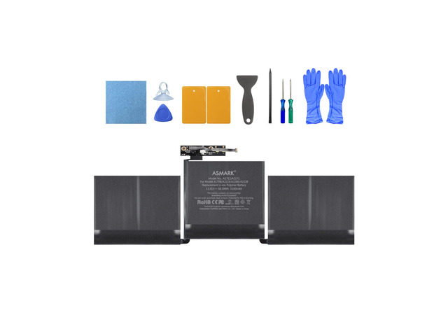 Replacement Battery for MacBook Pro A1708, 13-Inch, 2016-2017 Fits A2159 (2019), A2289 (2020), A2338 (2020, 2022), A1713/A2171 battery models,...