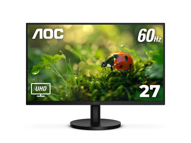 27 Inch Computer Monitor 4K UHD IPS HDR Built-in Speakers, U27B3A 3840×2160 LED Monitor, 4ms GtG, Adaptive Sync, HDMI 2.0, DP 1.4, Earphone Out,...
