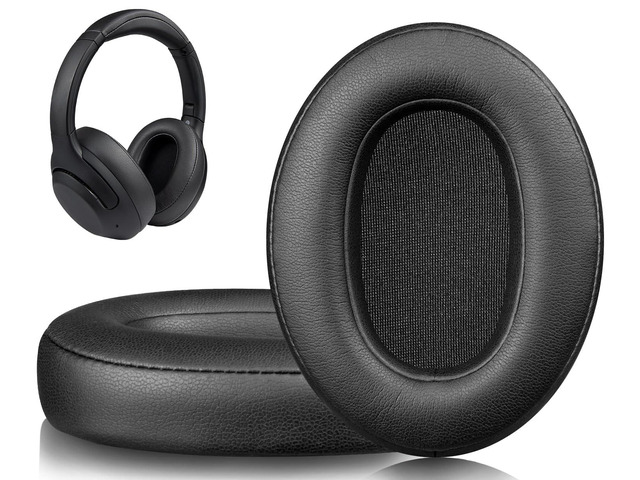 Earpads for Sony WH-XB900N (Not Fit WH-XB910N) - Black Also for WH-CH710N/WH-CH720N/WH-RF400/MDR-RF895RK Headphones