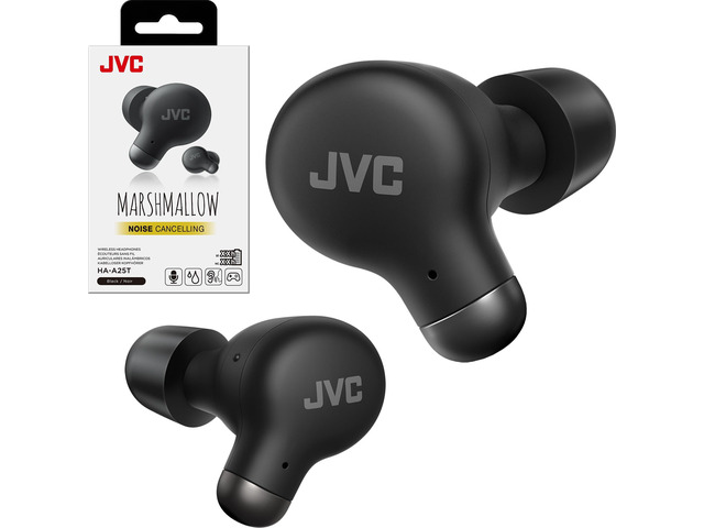 Active Noise Cancelling True Wireless Earbuds - Bluetooth 5.3 with ANC - Comfortable Fit with S/M/L Silicon & Memory Foam Earpieces - IPX4 Water...