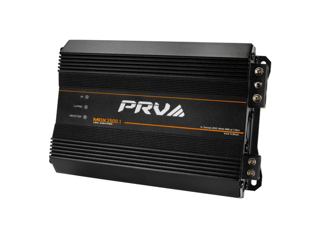 MDX2500.1 1 Ohm Mini Car Audio Amplifier 1 Channel 2600 Watts RMS Ultra Compact Full Range Monoblock Class D Amp for Powersports, Motorcycles, ATV,...