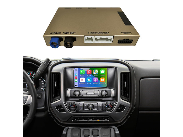 CarPlay Kit for GM HMI 2.0 Cadillac Buick Chevrolet GMC 2014-2020 CarPlay Interface Decoder Box, Support Wireless Carplay, Android Auto,...