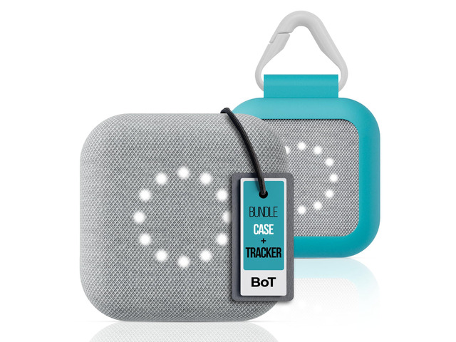 Talk Kids GPS Tracker & Communication Device with Mint Silicone Case Screen-Free, Push-to-Talk Voice Messaging, School-Friendly, 7-Day Battery,...