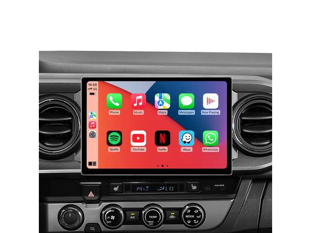 Car Radio Stereo for Toyota Tacoma 2016-2023, Wireless CarPlay Android Auto 11.5' HD touchscreen, 64G storage, 5G WiFi GPS Navigation, phone...