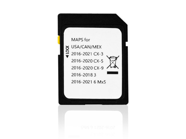Navigation SD Card for Mazda CX-5/CX-9 2016-2020, Mazda 3 2014-2018 for Mazda 6/CX-3/MX-5 2016-2024, Car GPS Navigation System for USA/Canada/Mexico