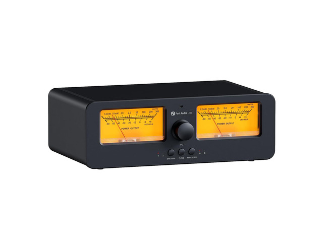 LC30 VU Meter Amplifier Speaker Selector Switch Box Audio Visualizer 2 in 2 Out Vintage Switcher for High Power Stereo Class A, B, AB, D, Tube Amps...