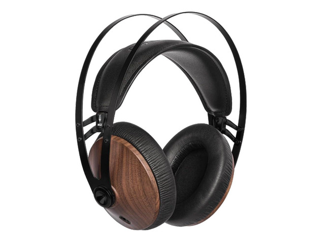 Meze 99 Classics Wired Wooden Closed Back Over Ear Headphones with Microphone (Walnut/Black)
